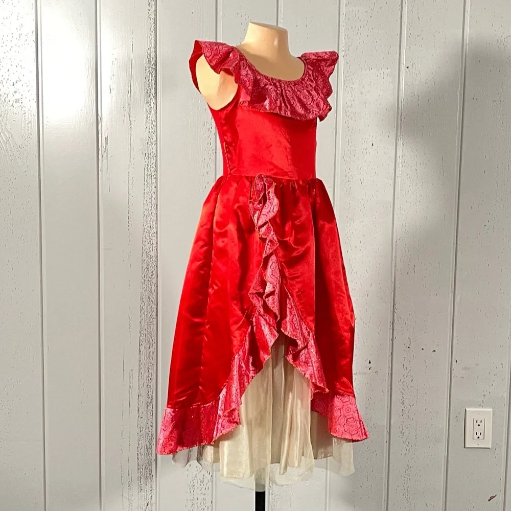***Disney Girl's  Princess Elena of Avalor  Halloween Costumes  Sz 7/8